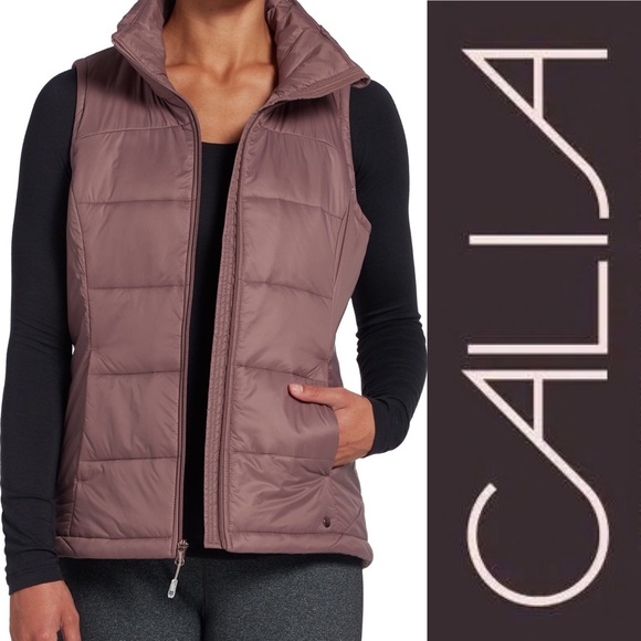 🆕CALIA BU CARRIE UNDERWOOD Quilted Mauve Vest - Picture 1 of 5